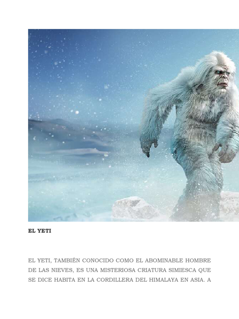 El Yeti | PDF | Yeti