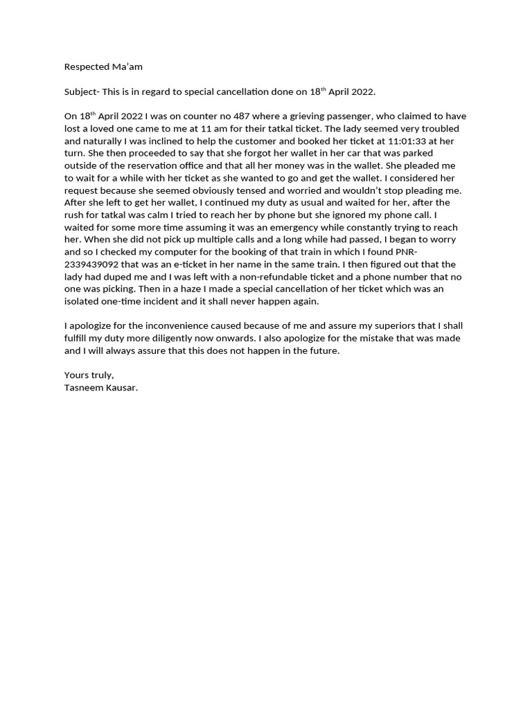 Mom's Letter | PDF