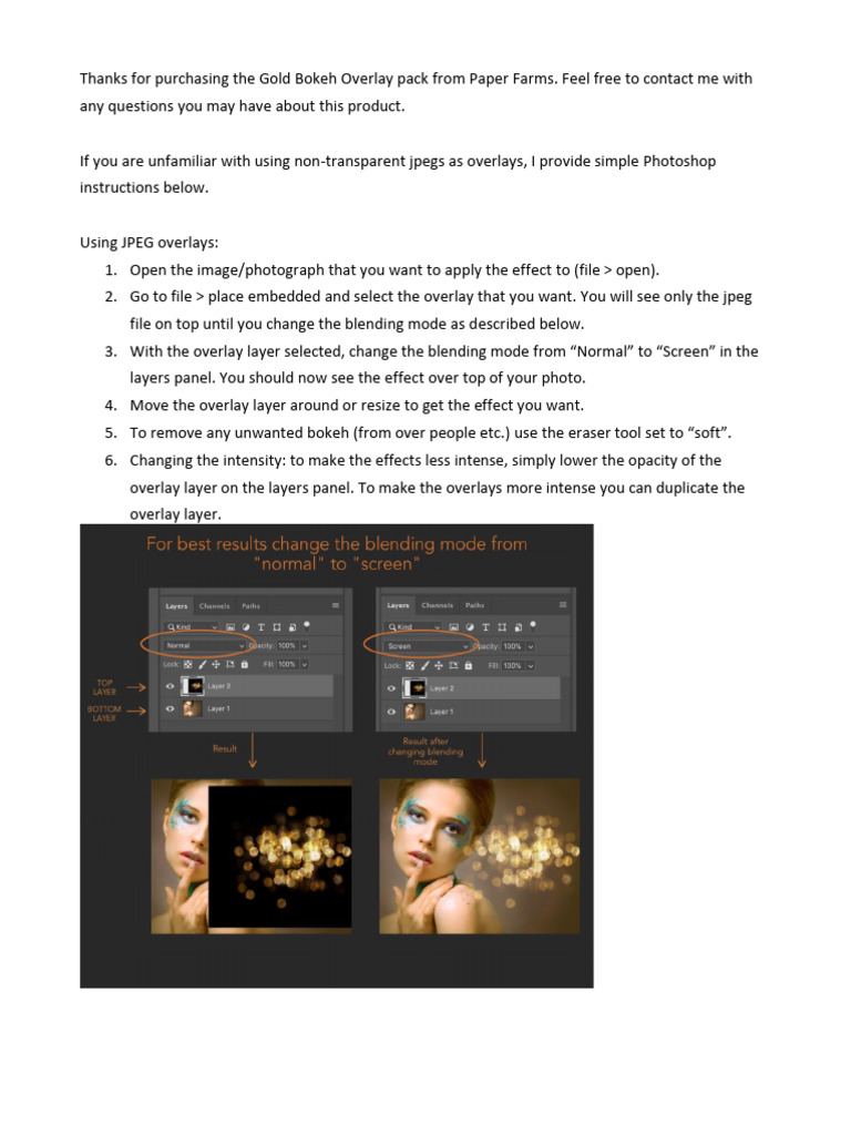 Instructions | PDF