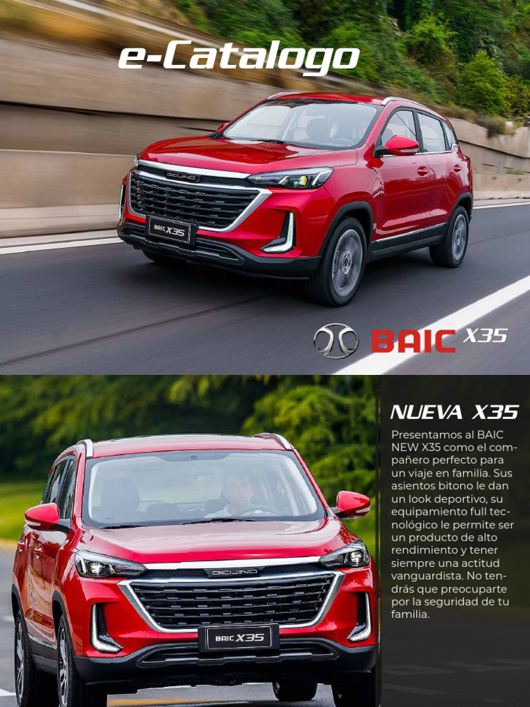 Baic X35 2021 AR | PDF | Vehículos de lujo | Carros deportivos