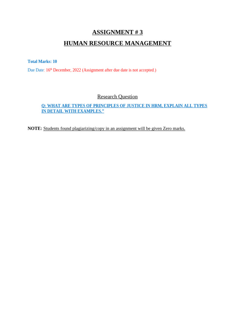 Assignment # 3 | PDF