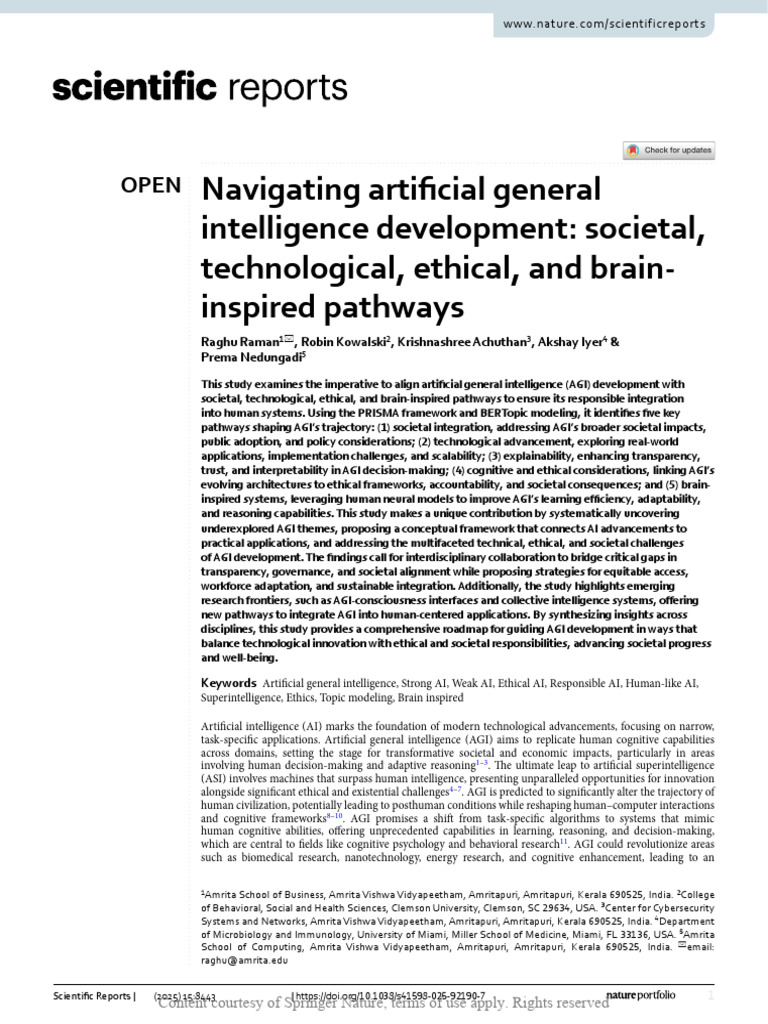 Navigating Artificial General Intelligence Develop | PDF | Artificial ...