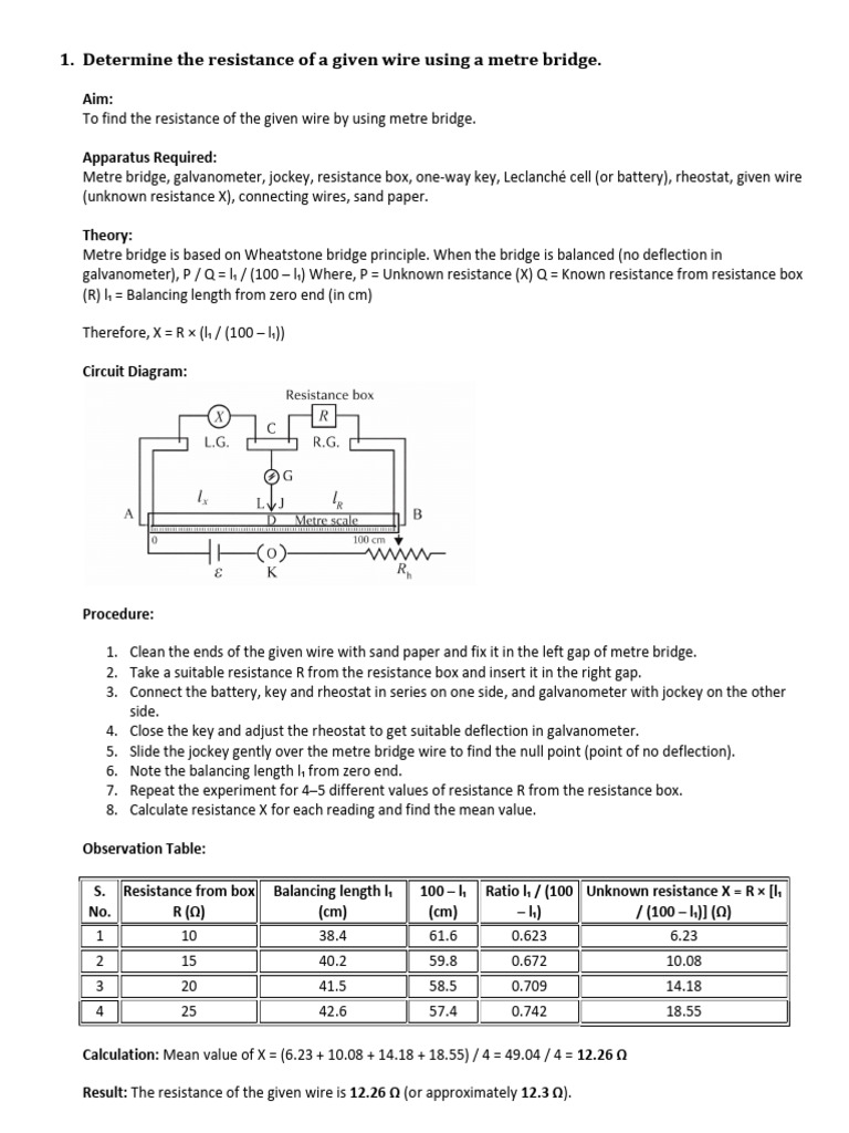 Physics 2026 Practical Question Set 1 | PDF | Electromagnetic Radiation ...