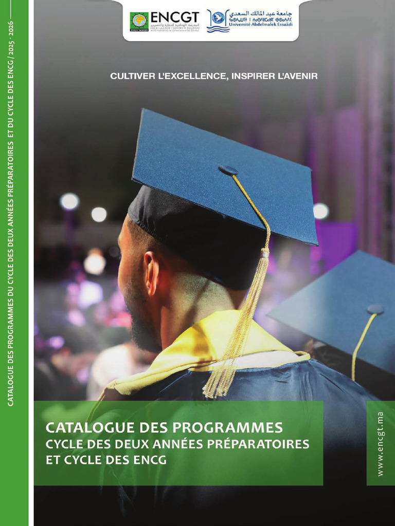 Catalogue Des Programmes Du Cycle Des Ei - Tudes Prei - Paratoires Et ...