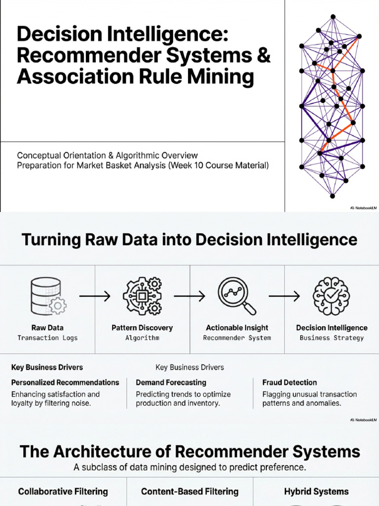 Week 10 Decision Intelligence Recommender Systems and Association Rules ...