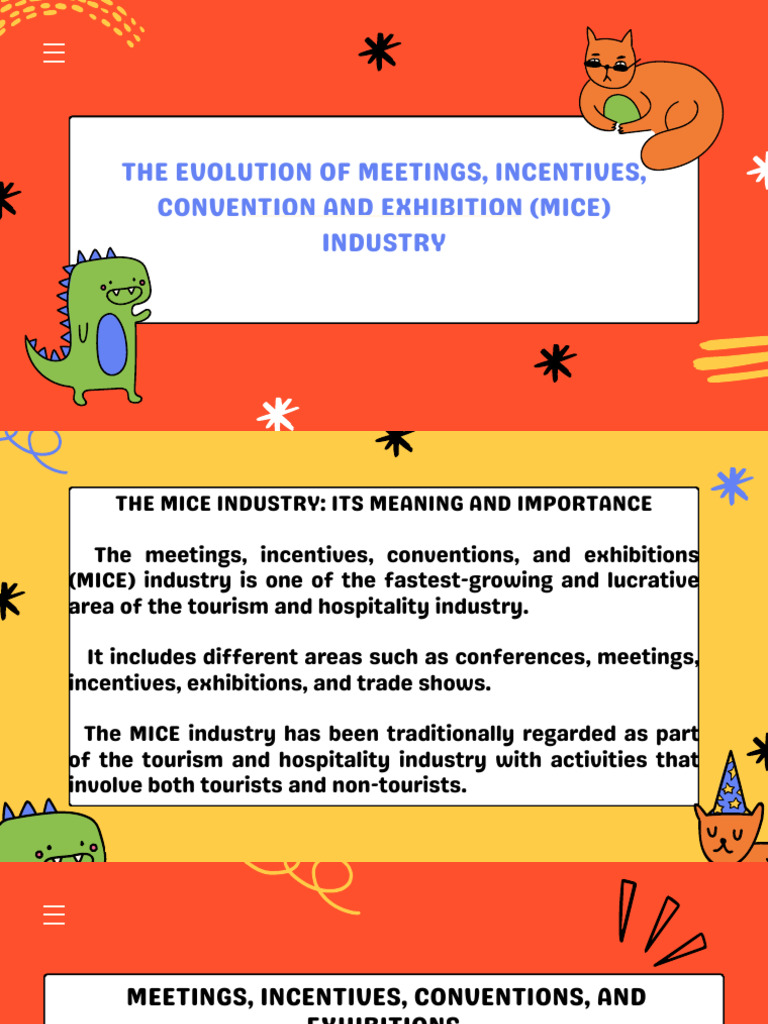 The Evolution of Meetings, Incentives, Convention and Exhibition (Mice ...