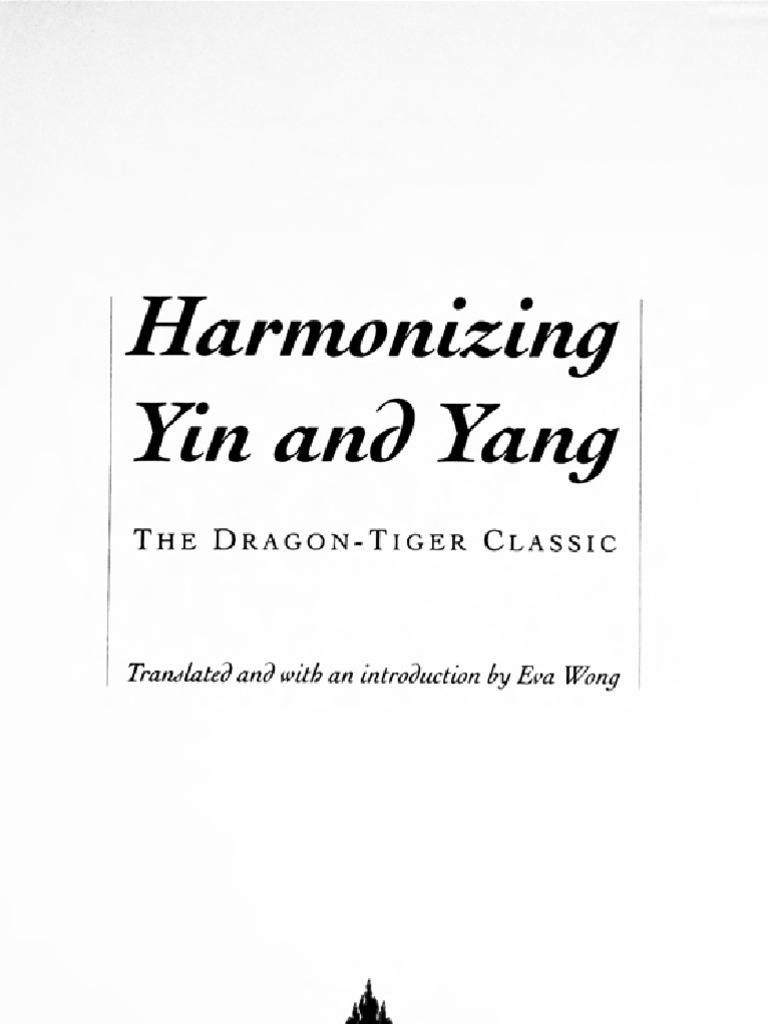Taoism Wong Eva Harmonizing Yin And Yang