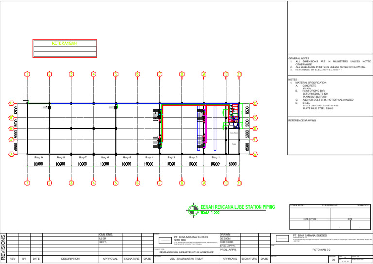 Plan Piping Layout Lubs MBL Ws 78 | PDF