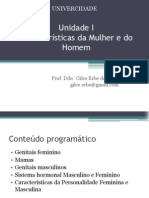 Aula 1. de Características da mulher e do homem