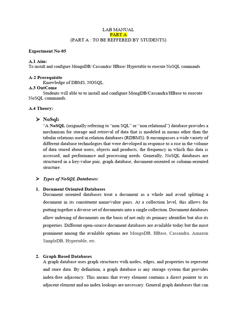 Talele Tejas Ulhas Tu3f2223070 - Bda Expt-5 | PDF | No Sql | Databases