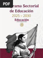Programa Sectorial de Educación 2025-2030 | PDF | México | Gobierno