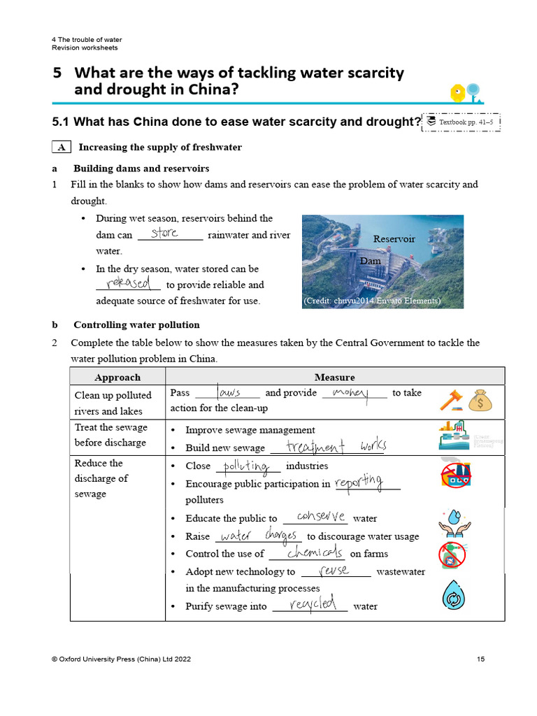 Revision Worksheets Unit 5 (Student - S Version) | PDF