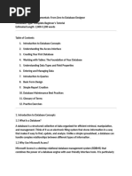 Access 2007 Database Basics Guide | PDF | Databases | Table (Database)
