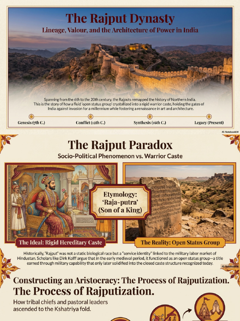 Rajput Dynasty Lineage Valour Legacy | PDF