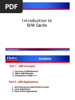 Introduction to SIM Cards
