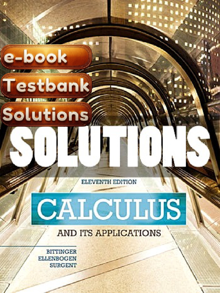 Textbook Calculus and Its Applications 11th Edition Global Edition ...