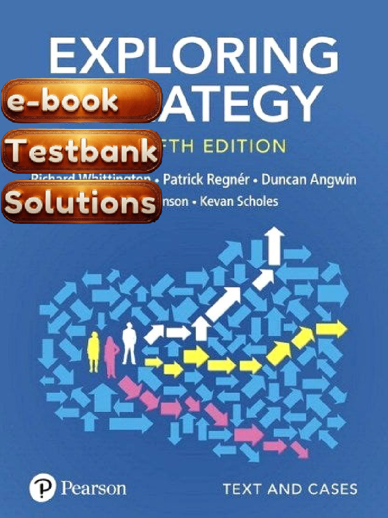 Textbook Exploring Strategy Text and Cases 12th Edition Download | PDF ...
