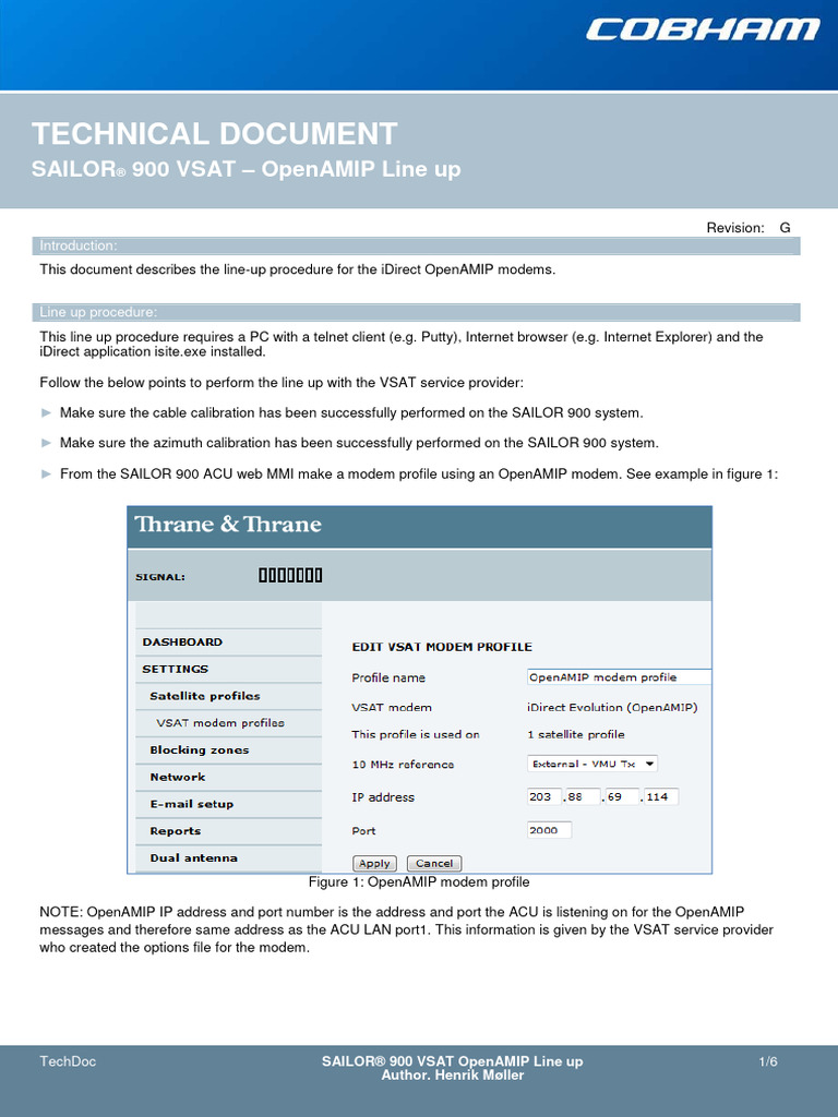 Sailor 900 Line Up Openamip Revg | PDF | Local Area Network | Computer ...