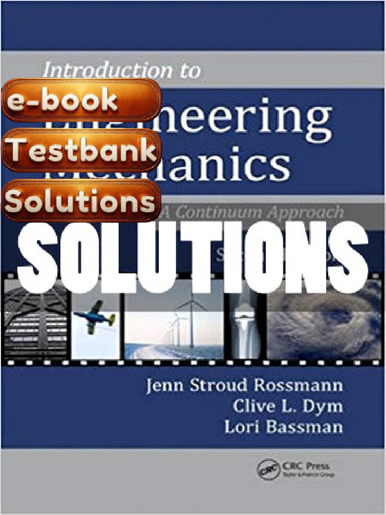 Textbook Introduction To Engineering Mechanics A Continuum Approach 2nd ...