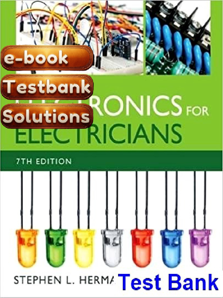 Textbook Electronics For Electricians 7th Edition by Stephen L Herman ...