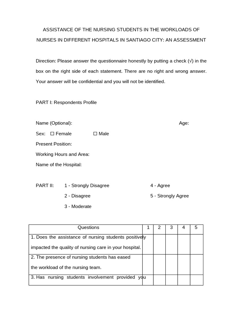 Group 4 Questionnaire | PDF