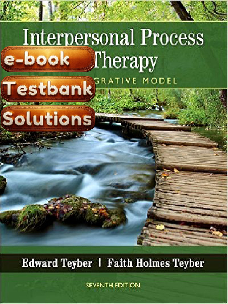 Textbook Interpersonal Process in Therapy An Integrative Model Textbook ...