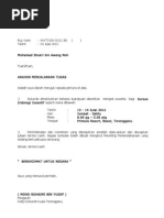 Surat Tunjuk Sebab Gaji Lebih 60%