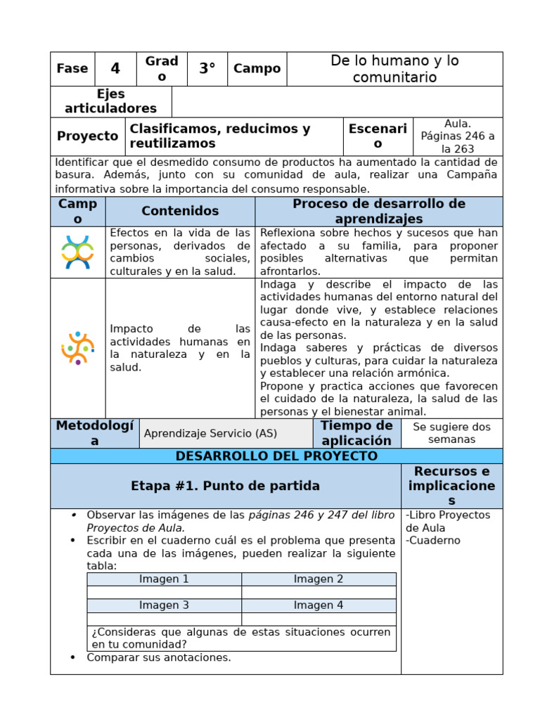 3er Grado REUTILIZAMOS | PDF | Residuos | Reciclaje
