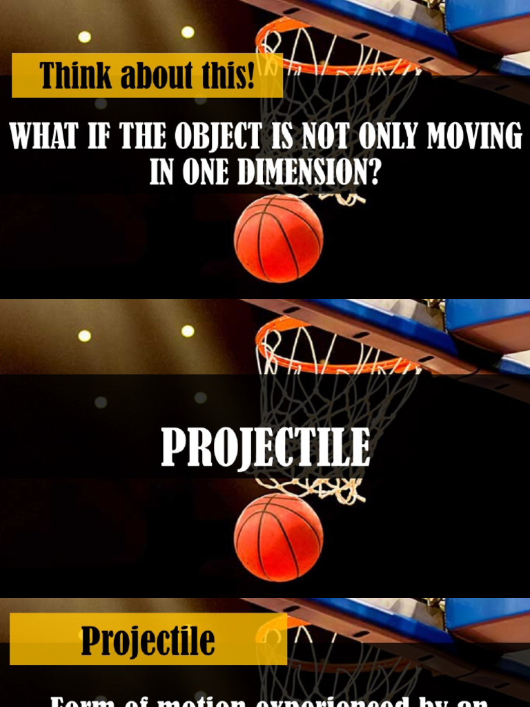 Projectile | PDF