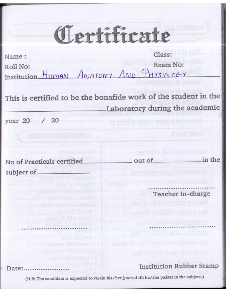 HAP Practical File | PDF
