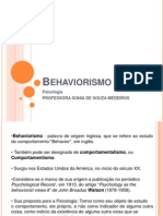 Behaviorismo - Uma introdução