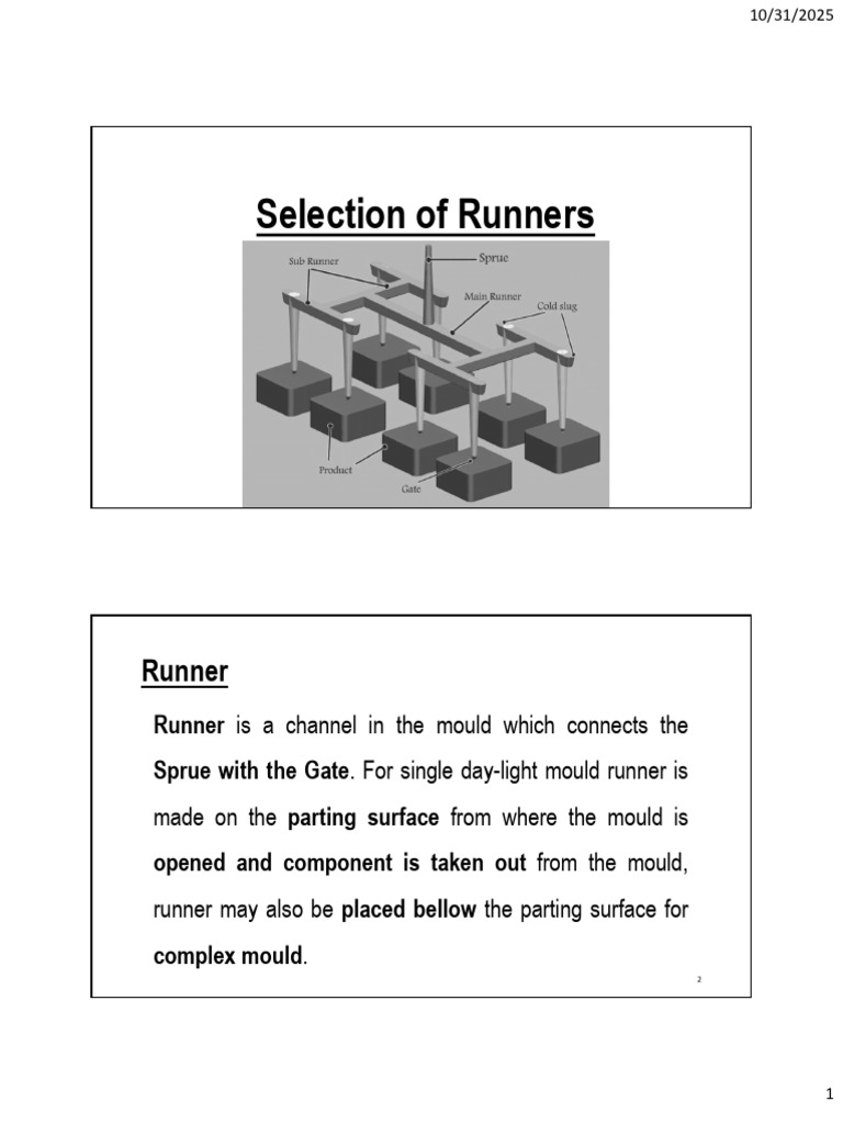 7-Selection of Runners | PDF | Mechanical Engineering | Physical Sciences