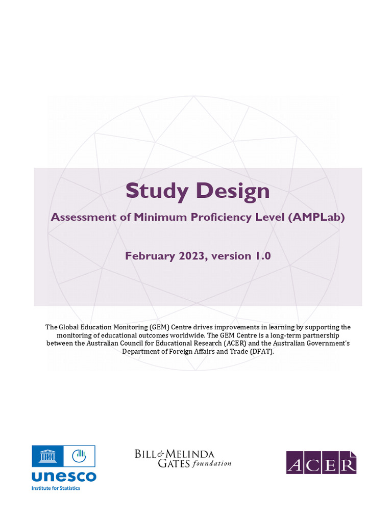 2.1 Study-Design AMPLab | PDF | Survey Methodology | Sampling (Statistics)