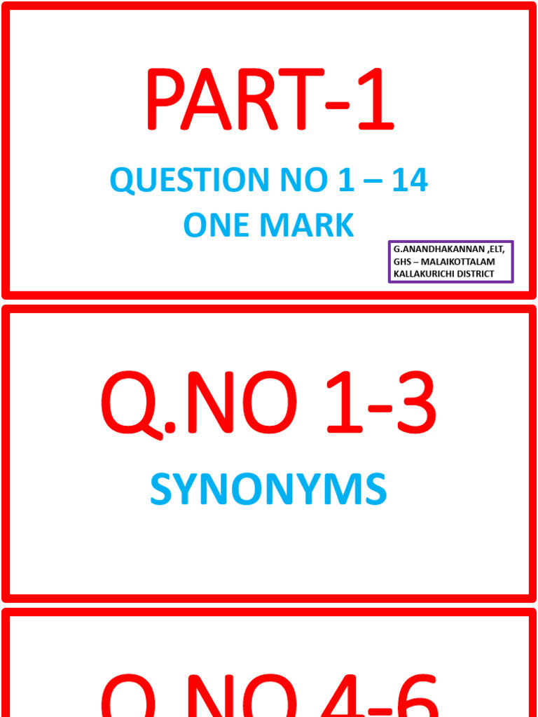 X - Eng, Part 1, Tips | PDF