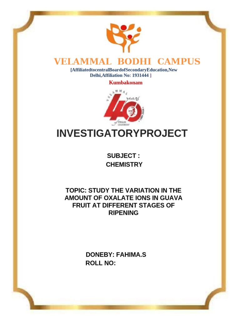 Physics Project 1 To 3 Page | PDF