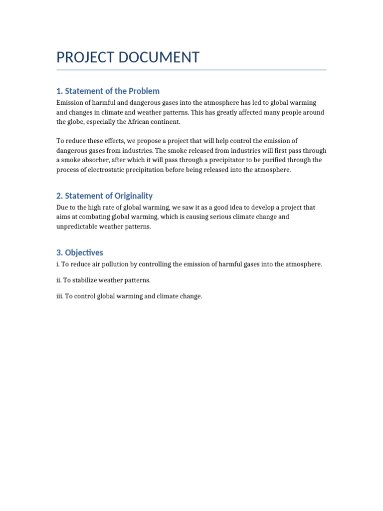 Project Document | PDF