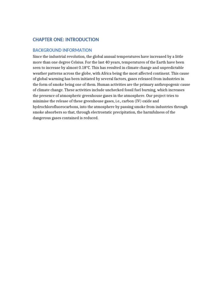Chapter One Introduction | PDF