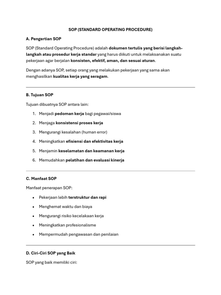 Sop | PDF