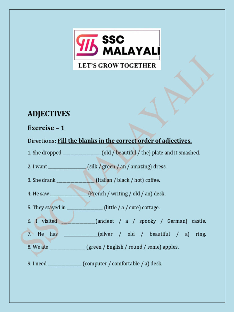 Adjectives | PDF | Chess Openings | Chess
