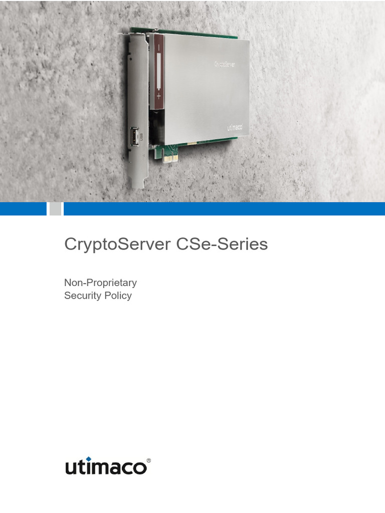 Utimaco Cse | PDF | Cryptography | Encryption