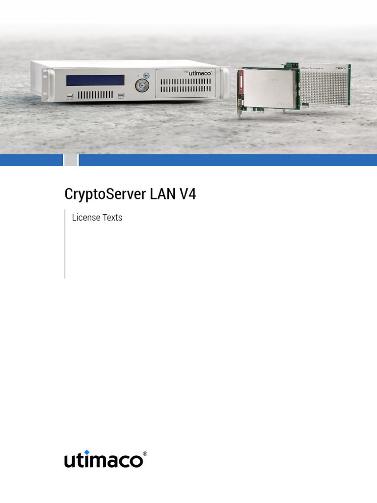 CryptoServerLAN V4 Licenses | PDF | Free Software | Gnu
