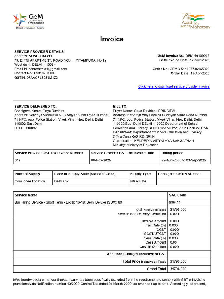 RDVrc3NXNHRGbTVzeFpNTXFPbldiUT09 Invoice | PDF | Value Added Tax | Taxes
