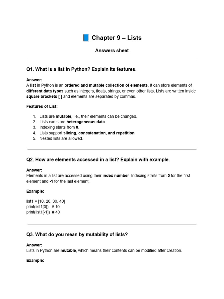 Computer Scinece - 09 Answer Sheet | PDF | Computing | Software Engineering