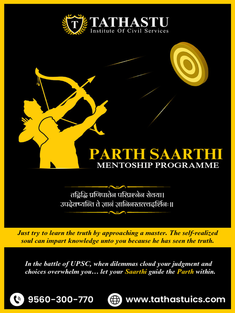 Parth Saarthi Brochure New | PDF | Mentorship | Essays