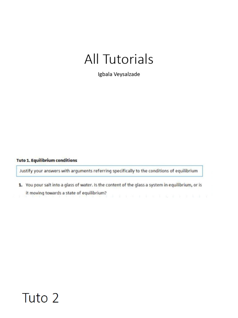 All Tutorialss | PDF