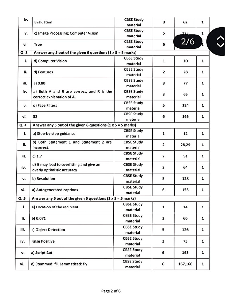 Answer Key | PDF