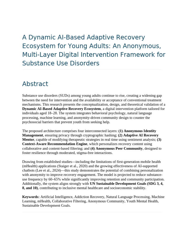 Blooomy Papers Research | PDF | Substance Abuse | Artificial Intelligence