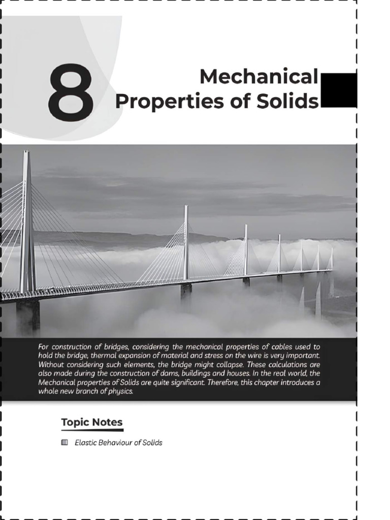 Mechanical Properties of Solid | PDF
