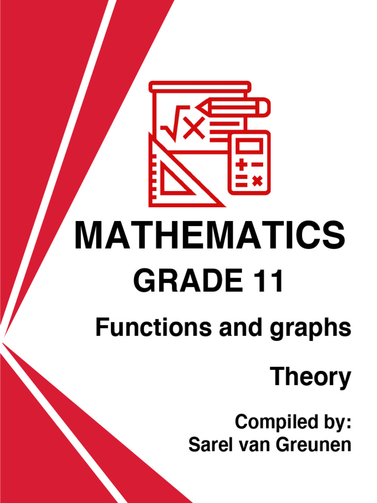 Maths GR 11 Functions and Graphs Theory | PDF | Function (Mathematics ...