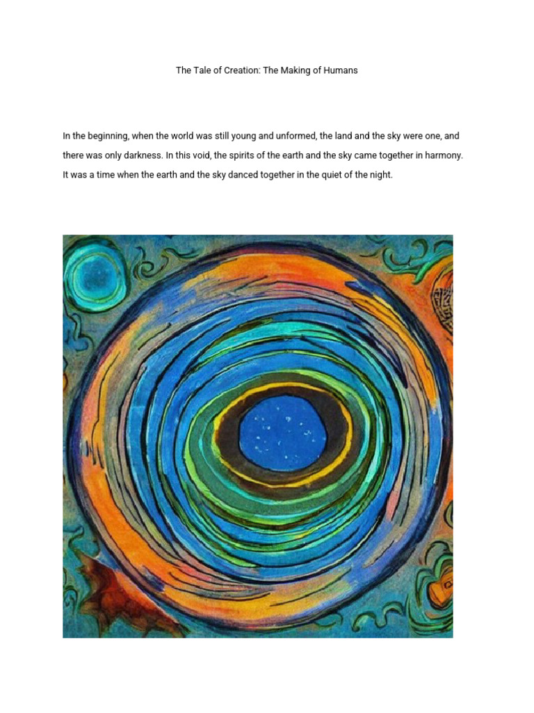 The Tale of Creation - The Making of Humans | PDF